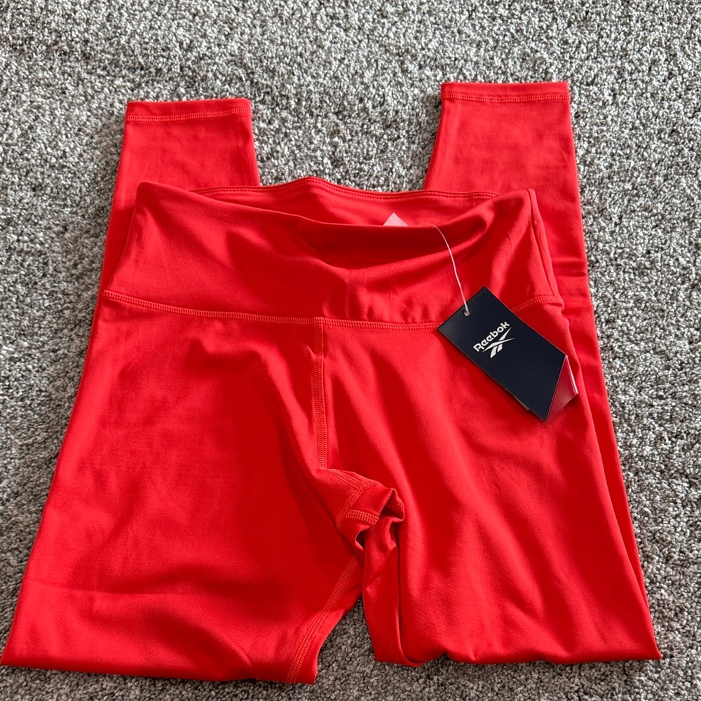 Reebok Red Performance Leggings